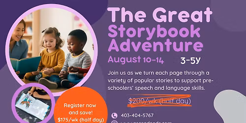 The Great Storybook Adventure - Summer Camp for 3-5y