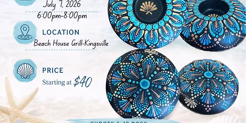 Kingsville-Ocean Breeze Dot-Painting Workshop