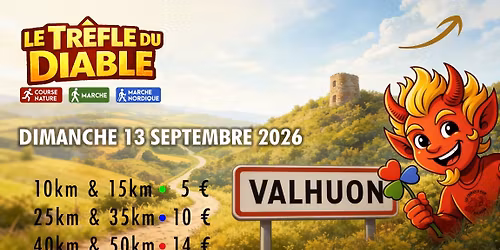 Le tr\u00e8fle du diable : Marche Trail (Infos en Description)