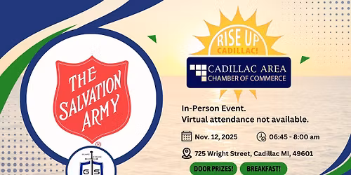 November Rise Up at Cadillac Salvation Army