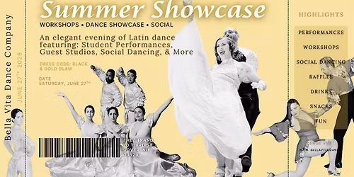 Bella Vita Summer Showcase at The Strand!