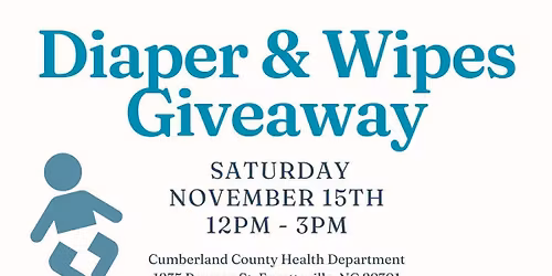 Diaper and wipes giveaway