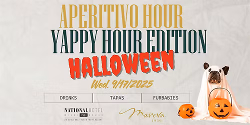 Yappy Hour At The National- Halloween Edidtion