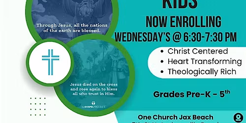 One Church Jacksonville Beach NEW CHILDREN\u2019S PROGRAM every Wednesday night