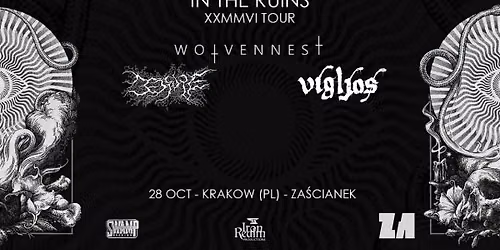 Wolvennest + Bedsore + V\u00edglj\u00f3s | \u201cIn The Ruins MMXXVI Tour\u201d | 28\/10\/2026 | Krak\u00f3w, Klub Za\u015bcianek