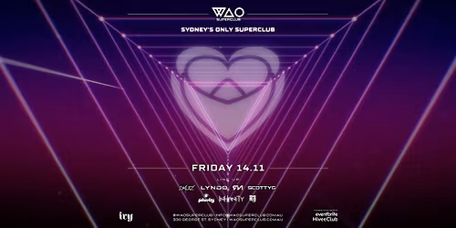 FRI 14 NOV - WAO SUPERCLUB @ IVY