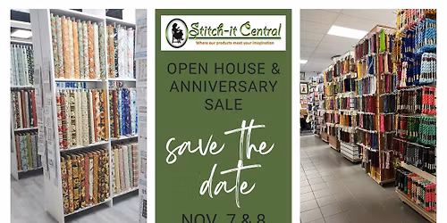 Stitch-it Central Open House & Anniversary Sale