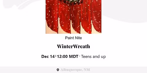 Paint Nite: Winter Wreath