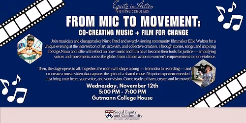 From Mic to Movement: Co-Creating Music and Film for Change