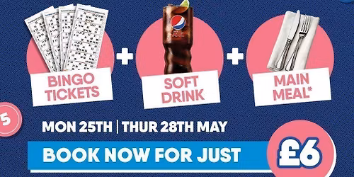 Bank Holiday Bargain - Buzz Bingo Peterborough 25\/05