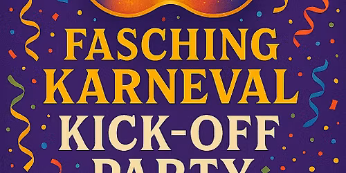 Fasching Karneval Kick-Off Party