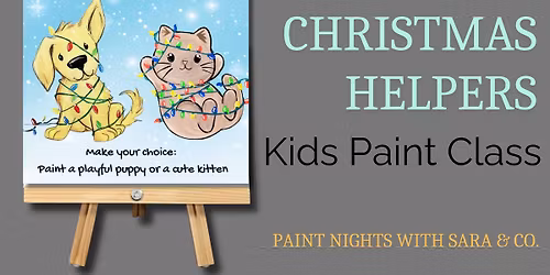Christmas Helpers Paint Class