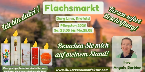 Flachsmarkt Burg Linn \u2013 Das Handwerk des Kerzenverzierens erleben