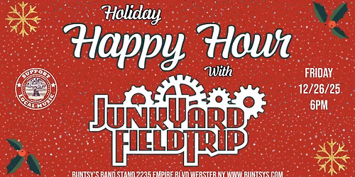 Holiday Happy Hour With Junkyard Fieldtrip