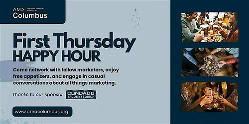 Firsty Thursday  Happy Hour with AMA Columbus (January 2026)