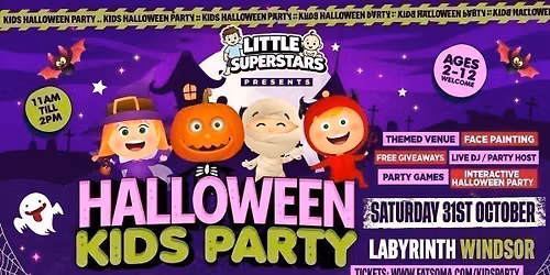 Halloween Kids Party : 31st October : Labyrinth Windsor 