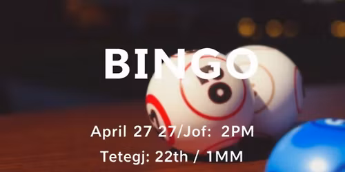 Clark Arms Apartments. Game of bingo!