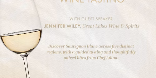 The World of Sauvignon Blanc Wine Tasting