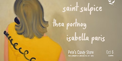 Saint Sulpice \/ Thea Portnoy \/ Isabella Paris