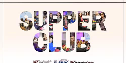 Supper Club: Just Desserts