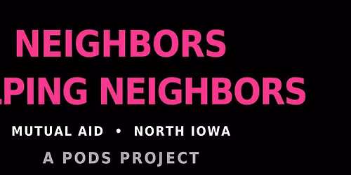 Multi-Family Garage Sale for Mutual Aid 