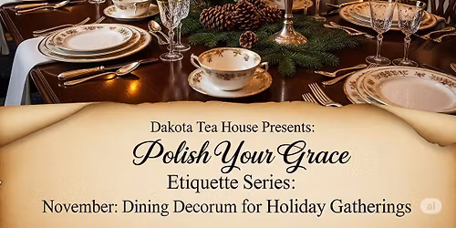 POLISH YOUR GRACE: November \ud83c\udf42 November: Dining Decorum for Holiday Gatherings