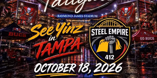 Steelers at Buccaneers Pre Game Party!  