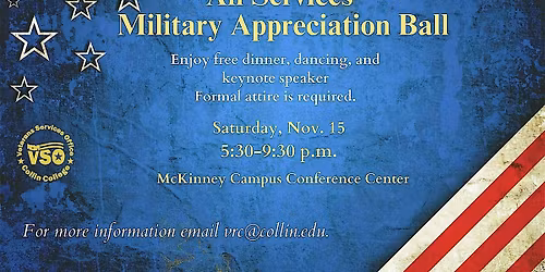 Collin College All Services Military Appreciation Ball