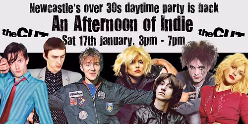 NEWCASTLE: An Afternoon of indie - Indie for the over 30s: 17 Jan, 3pm-7pm