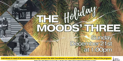The (Holiday) Moods' Three Jazz Trio Concert