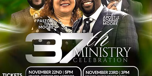 Ministry celebration 37yrs