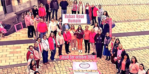 Ruban Rose Humain \u00e0 Jette