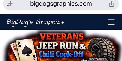Costal Plains Jeep Club, Veterans Jeep Run. 