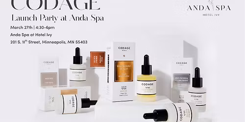 CODAGE Launch Party at Anda Spa