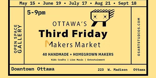 Ottawa's Third Friday Makers Market