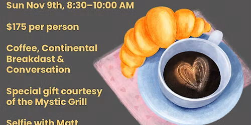 Matt Davis  Sun 9 AM Meet & Greet