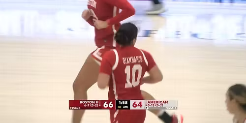 American University Eagles at Boston University Terriers Mens Basketball