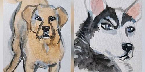 Watercolor Techniques with Terry Cee - Dogs