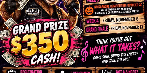 Ole Mule Karaoke Contest  