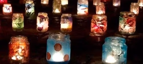 Tusen lyktor - ljusmanifestation f\u00f6r barns r\u00e4ttigheter