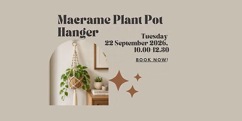 Macrame Plant Pot Holder with Bridie Spelman