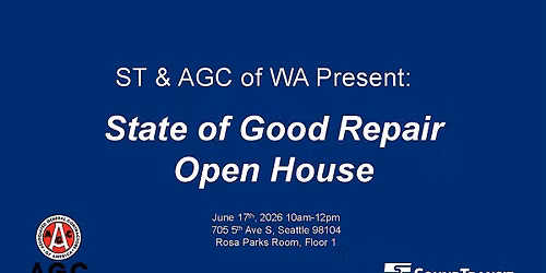 State of Good Repair Open House