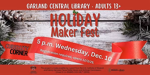 Makerspace: Holiday Maker Fest