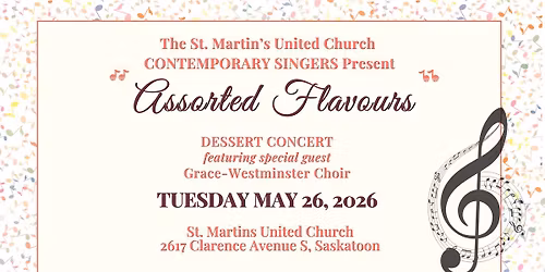 "Assorted Flavours" Dessert Concert