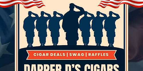 3rd Annual Veterans Day Smoke Out at Dapper D\u2019s Cigars