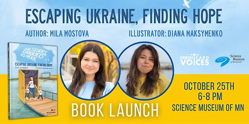 Join Bilingual Book Launch \u201cEscaping Ukraine, Finding Home\u201d