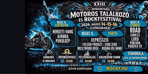 XXIII. J\u00f3t\u00e9konys\u00e1gi Motoros Tal\u00e1lkoz\u00f3 \u00e9s Rockfesztiv\u00e1l