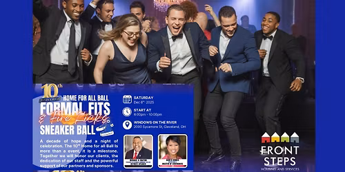 Front Steps 10th Anniversary Home For All Ball: Formal Fits & Fire Kicks