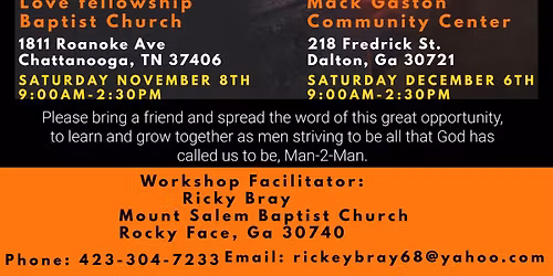 Man to man Mens conference