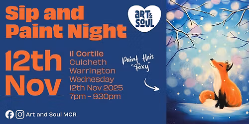 Sip and Paint Night at il Cortile, Culcheth